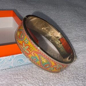 NWOT Vera Bradley Gold and Vibrant Paisley Bracelet